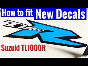 How to apply decals to motorcycle fairings