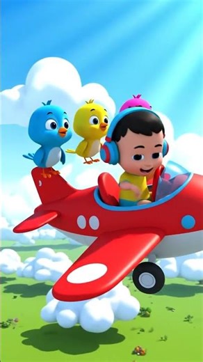 Baby's First Airplane Adventure! ✈️👶 #shorts #cartoon