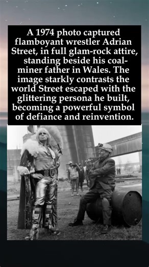 Glam Rock vs. Grit: The Defiant Portrait of Adrian Street and His Father