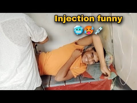 viral boy funny hip injection😭😜💉ll injection vlog @drshivaarya