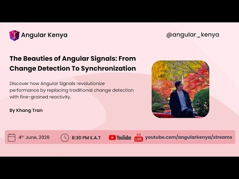 The Beauties of Angular Signals: From Change Detection To Synchronization