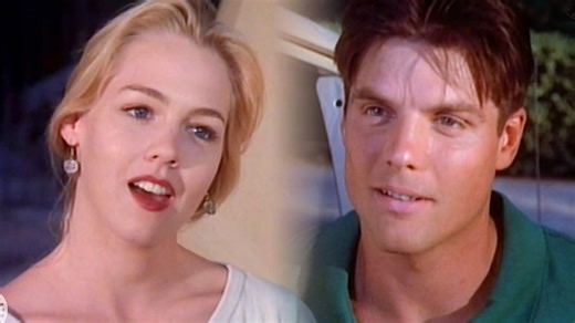 Kelly is surprised to see John again, and tells him her life is complicated. | Beverly Hills 90210