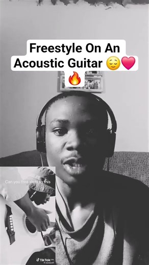 Freestyle On An Acoustic Guitar #Freestyle #freestylerap ##acousticguitar #upcomingartist #rapmusic