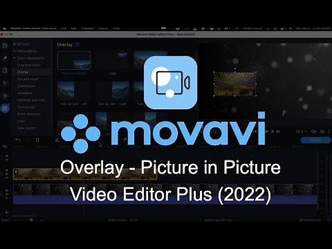 How to Overlay Video or Image (Picture in Picture) with the Movavi Video Editor Plus (2022)