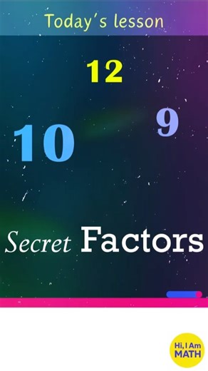 Learn Factors the Easy Way 😎 | 1-Minute Math #shorts