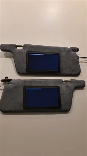 @2zzelica on Instagram: "Custom Integra / DC2 sunvisors! 🔥 Modified with dual 7 inch HDMI screens, finished in dark gray for that OEM+ finish ✨️ Playing NFS Underground, crazy that some of these games are over 20 years old 😅 #acurarsx #integra #dc5 #nfsunderground #ps2"