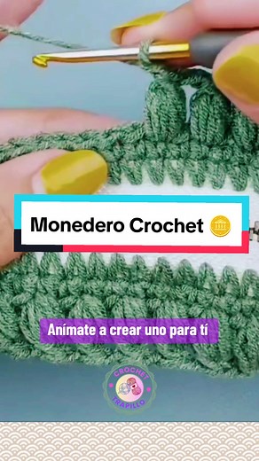 Tutorial de Monedero a Crochet Paso a Paso