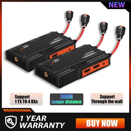 Wireless HDMI Transmitter and Receiver 300M Video Extender kit Lollipop Antenna For DSLR Camera PS4 to Projector PC | Shopee Singapore