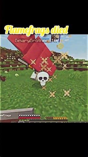 Flamefrags died 🤯🤯 #viral #minecraft #shorts