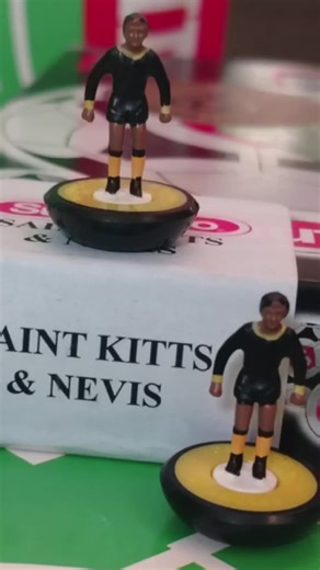 ⚽ 2000s Subbuteo. Black box Parodi, collectors edition. Saint Kitts and Nevis ⚽ 🎶🔊 The Skinner Brothers - Prawn Soup 🔊🎶 #Subbuteo #theskinnerbrothers #football #subculture #soccer