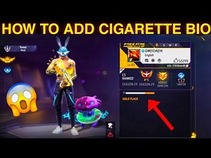 HOW TO ADD CIGRETTE BIO CODE IN FREE FIRE | NEW TRENDING FREE FIRE BIO CODE | FF BIO CODE