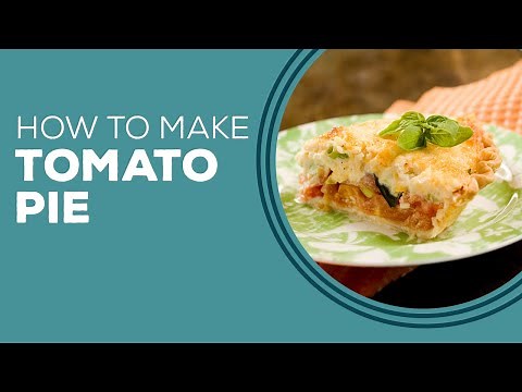 Blast From The Past: Tomato Pie Recipe