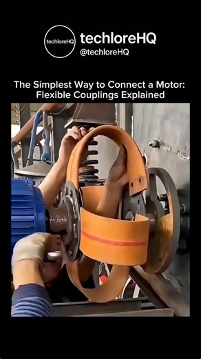TechloreHQ on Instagram: "Power transmission does not need unnecessary complexity. A flexible coupling is one of the most practical and reliable ways to connect a motor to a driven shaft. Instead of demanding perfect alignment, it allows small angular, axial, and parallel misalignments while maintaining smooth rotation. By absorbing vibration and shock loads, it reduces stress on bearings and shafts, significantly increasing component lifespan. This is why flexible couplings are widely used in D