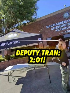 Ever wonder what running the Sheriff’s Physical Agility Test would be like? Watch Deputy Tran’s first-person POV as he ran it with our recruiters and applicants yesterday at HQ! Interested in joining the Sheriff’s Office? Contact one of our recruiters today! Or next academy starts in October! | Sacramento County Sheriff’s Office