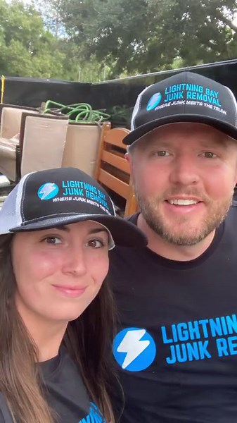 JUNK GONE in Seconds! ⚡ Lightning Bay Junk Removal in Tampa