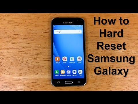 How to reset Samsung Galaxy UNLOCK & How to hard Reset Samsung Express Prime J3 - Free & Easy