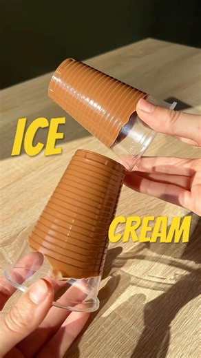 How to Make Ice Cream in a Plastic Cup 🍦👀 recipe in comments ❤️‍🔥