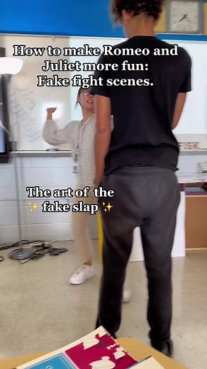 Romeo and Juliet Classroom Fun: Fake Fighting Tips