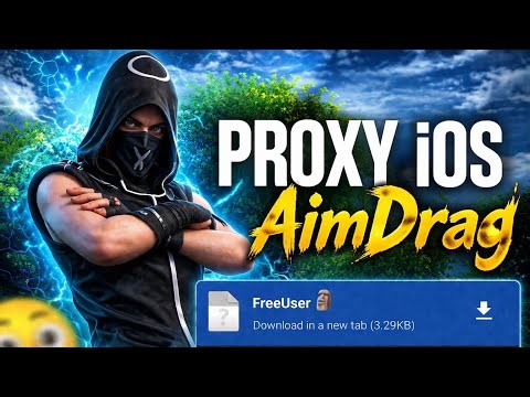 FreeUser JSON iOS 🔥 AimDrag + Proxy Settings ⚡ 100% Working Free Fire Max (2026)