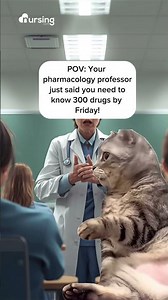 your pharmacology professor just assigned you 300 drugs