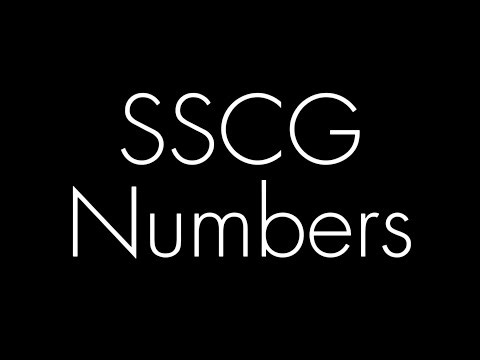 SSCG Numbers