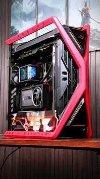ROG full-Gaming PC build with a dragon theme #pcbuild #rog #shorts