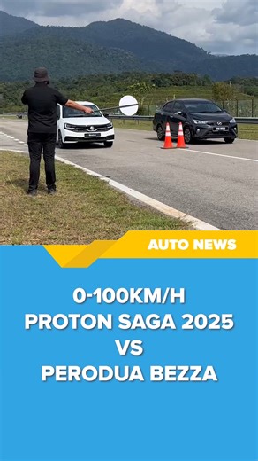 Carlist.my on Instagram: "0-100km/h Proton Saga 2025 vs Perodua Bezza"
