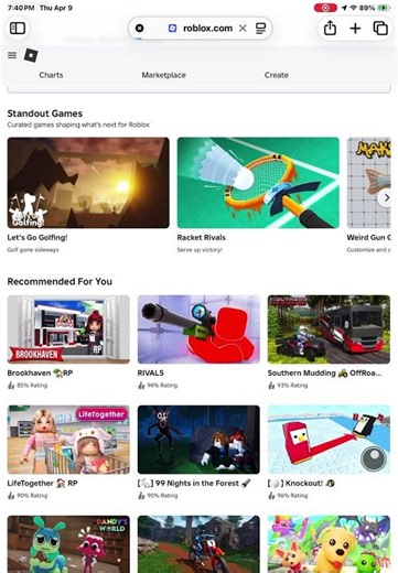 Roblox but on safari