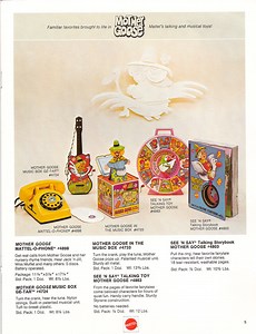 Mattel '71 Catalog Page 5 - Mother Goose