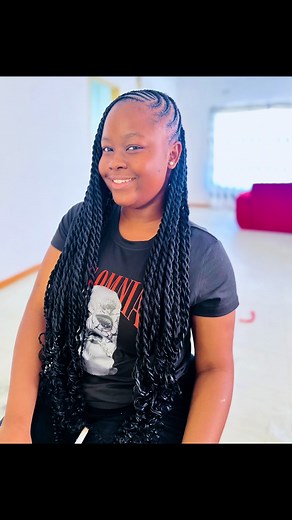 Lemonade Braids and Twist Hairstyles for a Tribal Look