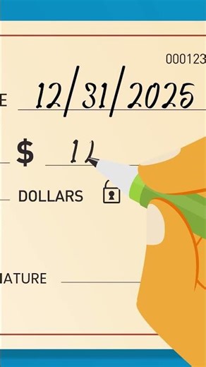 Learn How to Write a Check in 30 Seconds