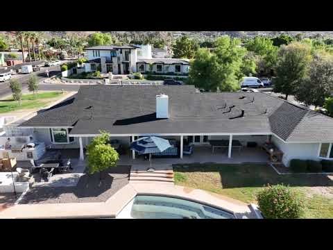 Arcadia Phoenix Roof Replacement | See This New Shingle Roof from Above