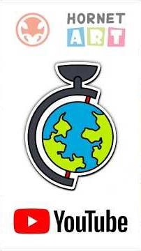 🌎 How to Draw Globe (Globe Drawing)