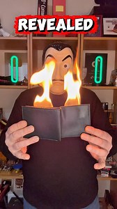 The famous fiery wallet magic trick revealed 🪄🔥 #tricks #magic #magictricks #fblifestyle #magician #foryou #trend #trending | The Mask Magic Tricks Revealed