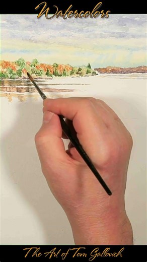 Sable Lake - Traditional Watercolors #watercolortutorial #watercolor #acrylicpainting #acrylics