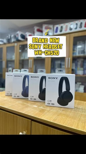 Phones | laptop | Games | Acessories on Instagram: "Brand New Sony Headset WH-CH520 Key Features: - 360 Reality Audio for immersive sound - Up to 50 hours of music playback - Quick charging (3 minutes for 1.5 hours of playtime) - Hands-free calls and multi-point connection - Built-in equalizer for customized sound - Voice Assistant function (compatible with Siri and other devices) 🏷️ #65,000 . Shop for phones, laptops, games, and a Shop for phones, laptops, games, and accessories via (link in b