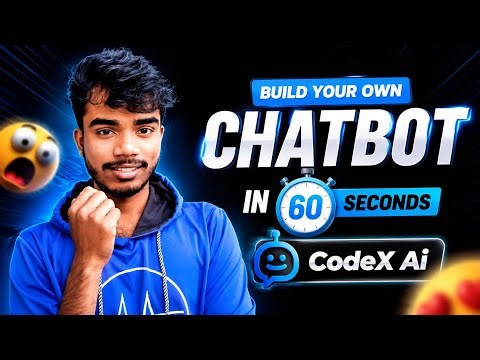 Z🚀Build Your Own AI🤖 Chatbot in 60 Seconds 🤯 | CodeX AI
