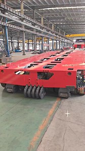 18K views · 623 reactions | #Xuzhouhuabang HBG1 Hydraulic axis car Goldhofer horizontally widens and longitudinally draws the frame beam | Huabang Trailer | Facebook