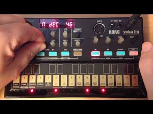 Volca FM: from Preset to Custom Patch