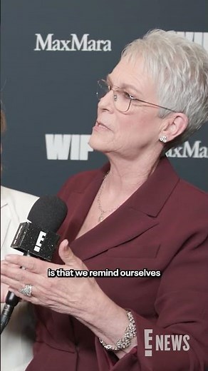 Jamie Lee Curtis on what it means to receive the Jane Fonda Humanitarian Award at the WIF Honors.❤️