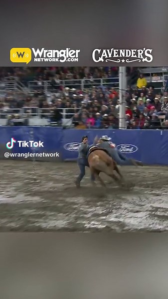 The WILDEST rodeo event you’ll ever see. 🤯 #canada #rodeo #horseracing
