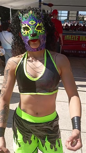 La bruja Vudú 🔥💀❤️‍🔥 Kndela #cmll #luchalibre #luchadora #fyppppppppppppppppppppppp