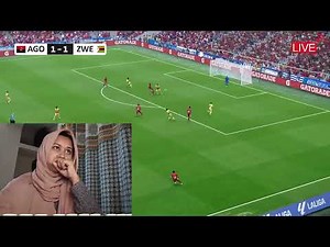 🔴Angola vs Zimbabwe Live I CAF Africa Cup of Nations 2025 Full Match Streaming I PES 21 Simulation