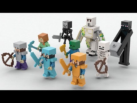 Lego Minecraft - How to Build LEGO Minecraft Characters