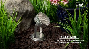 Alpine Corporation Outdoor 72 Count Super Bright LED Lights with Transformer and Inline Controller