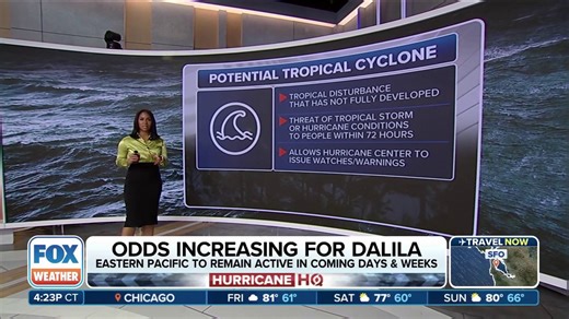 Potential Tropical Cyclone 4-E is developing in Eastern Pacific