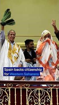 Spanish parliament backs citizenship for Western Saharans born during Spanish rule | DW News