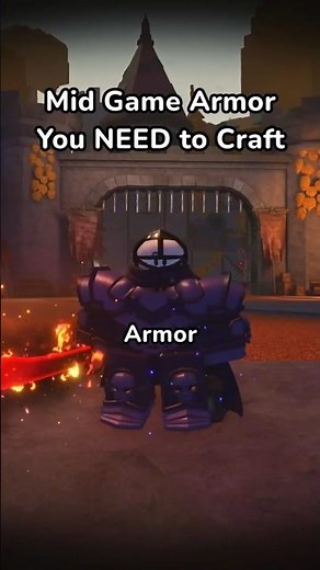 Best Mid Game Armor in The Forge (Mythril Armor Recipe)