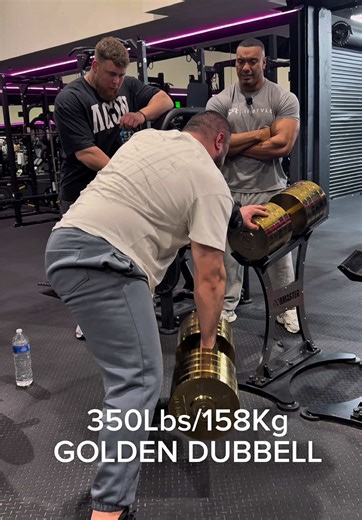 158KG Dumbbell Workout for Strength