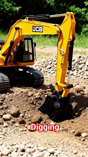 EXTREME INDIAN JCB DIGGING CHALLENGE! 🚧 DEEP HOLE POWER! LUXO RIDE SHORT